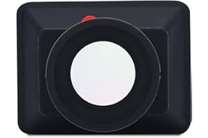 Acouto Camera Viewfinder 3.2inch LCD Viewfinder 3X Magnifier Accessory Screen Magnifier Loupe Sunshade for DSLR Mirrorless Ca