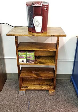 Keurig Stand Cart, Coffee Bar, Handmade