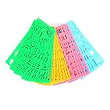 Tosnail Plastic Stencils Drawing Stencil for Kids - Pack of 24 pcs