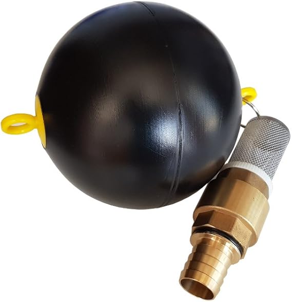 Floating Intake Filter With Check Valve Water Pump Garden Water Tank