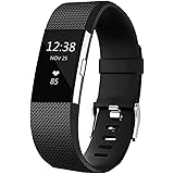 Replacement Bands for Fitbit Charge 2, Silicone Adjustable Classic Bands for Fitbit Charge 2,Women Men