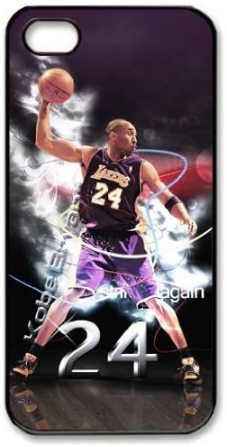 icasepersonalized Personalized Protective Case for iPhone 5/5S - NBA Sports Los Angeles #24 Koby Bryant