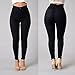 RU HUA Women’s Classic High Waist Denim Skinny Jeans Black