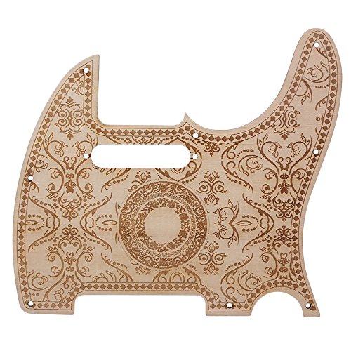 Surfing Maple Single coil pickup Pickguard Wood Color for TL Electric Guitar