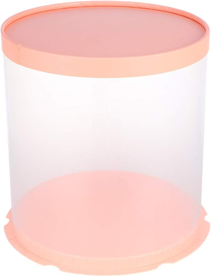 DOITOOL Plastic Cake Container with Clear Dome Lid and Cake