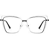 Zeelool Readers Metal Blue Light Blocking Reading Glasses for Women with Standard Anti-Reflective Coating ZJGM139501-02