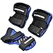 Kids Adjustable Comfortable Knee Pads and Elbow Pads with Wrist Guards Youth Protective Gear Set for Biking, Riding, Cycling and Multi Sports Safety Protection: Scooter, Skateboard, inline skatings
