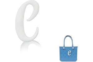 Yonuni Decor Letter Charms for Bogg Bag - Personalize your Bag with PVC Alphabet Lettering, Birthday Gifts for Women.
