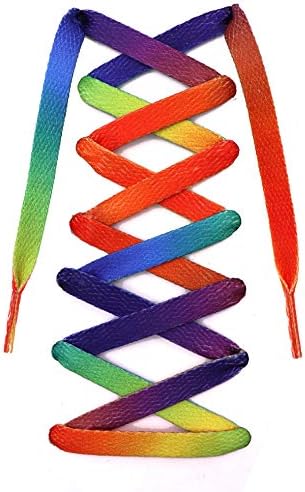 Teeoff Men's Flat Printed Shoelaces,Shoe Laces for Sneakers - Main Image