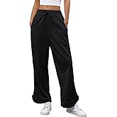 TITOMD Women's Wide Leg Baggy Sweatpants Drawstring High Waist Athletic Joggers Workout Trousers Casual Pants