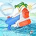 EarnM Water Gun Soaker Water Blaster 3 Nozzles High Capacity 1200CC Squirt Gun 32ft Water Pistol Water Fight Summer Toys Outdoor Swimming Pool Beach Water Toys for Kid&Adult