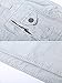 OCHENTA Men's Multi Pockets Military Cargo Pants #3380 Light Grey 38