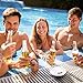 Portable Swimming Pool Float Bluetooth Speaker Wireless Waterproof Stereo Splashproof Shockproof Dustproof for Outdoor, Bathroom,Boat, Car, Beach,Home,Shower-IPX7 Dual 5W Audio Drives Superior Sound