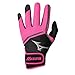 Mizuno Women's 2016 Finch Batting Gloves (Pair), Black/Pink, Small