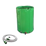 Folding Rain Barrel With Faucet And Stand