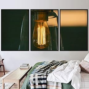 signwin 3 Piece Framed Canvas Wall Art Abstract...