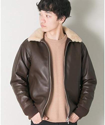 Amazon アーバンリサーチ メンズ Urban Research メンズコート ボアレザーブルゾン Brown M コート ジャケット 通販