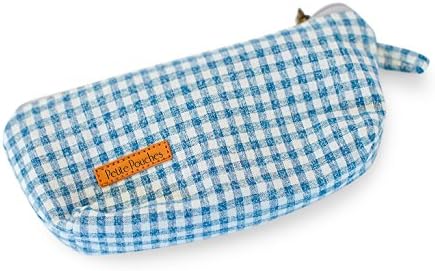 Pen &amp; Pencil Case, Stylish Stationery Pouch &amp; Cosmetic Bag, Large Capacity, Quality Material, Stylish Design, Carry Pens, Pencils, Cellphone, Keys, Coins &amp; More (checkered)