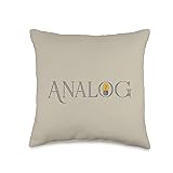 Analog (with Vacuum Tube) Throw Pillow