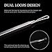 6-in-1 Blackhead Remover Kit Stainless Steel Bend Curved Blackhead Acne Clip Tweezers Blemish Pimple Comedone Extractor Tool