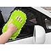 uxcell Car Auto Green Microfiber Cleaning Wash Sponge Pad
