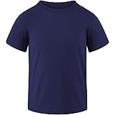 Auranso Boys Rash Guard Short Sleeve Boys Swim Shirt UPF 50+ Quick Dry Shirt for Girls