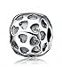 Clips Lock Stopper Charm Lots of Loveheart Authentic 925 Sterling Silver Clip Spacer Beads