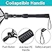 ODDSPRO Fishing Net Fish Landing Net, Foldable Collapsible Telescopic Pole Handle, Durable Nylon Material Mesh, Safe Fish Catching or Releasing (39'' Extended Length)