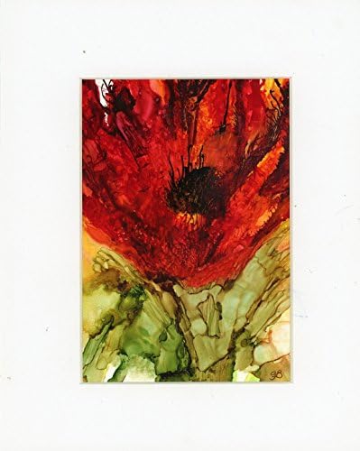 Painting Using Alcohol Inks On Yupo Matted