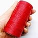 284yrd red Leather Sewing Waxed Thread 150D 1mm Leather Hand Stitching 125g