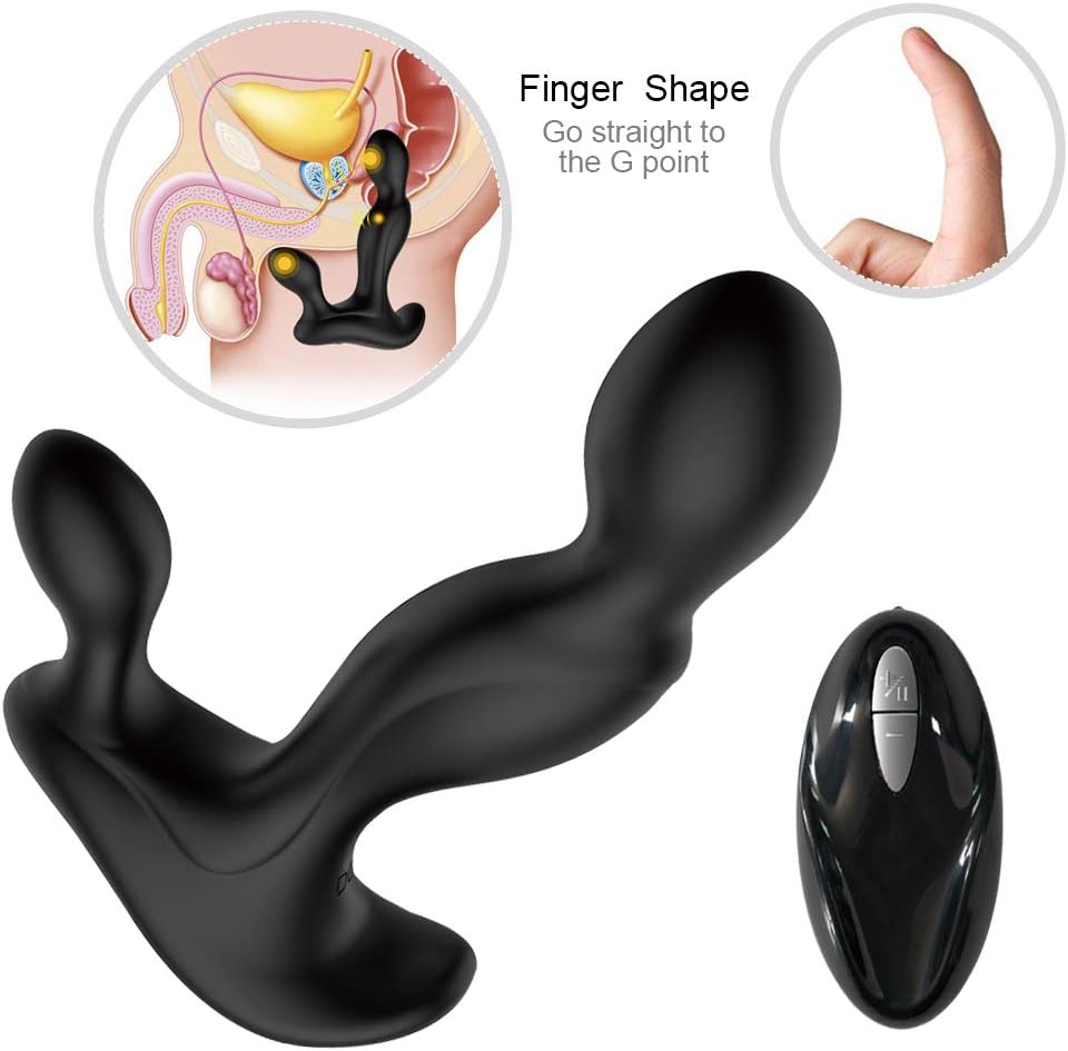 360 Degree Rotating P*Stimulator with 5 Speeds and 7 Vibrations Toys for Men Plug T-Shirt
