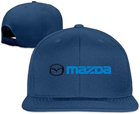 Mazda Logo Baseball Hat With Flat Brim