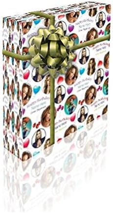 Beyonce Personalised Birthday Gift Wrap Paper plus 2 Tags- Use the 'Send as a gift' option to send us your personalisation name