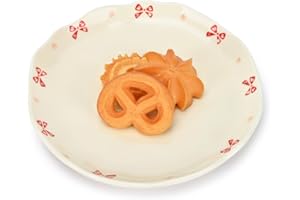 Koythin Ceramic Dessert Plates, Cute Fruits Dinner Plate, Creative Plates Design, Printed Flowers Dinnerware for Office and H