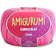 Circulo Amigurumi Yarn, 100% Mercerized Brazilian Virgin Cotton - Cotton Yarn for Crocheting and Knitting, Soft Yarn, Pink Yarn Art - Sport Weight Yarn, 4.4 oz, 278 yds - Color 3182 - Pitaya