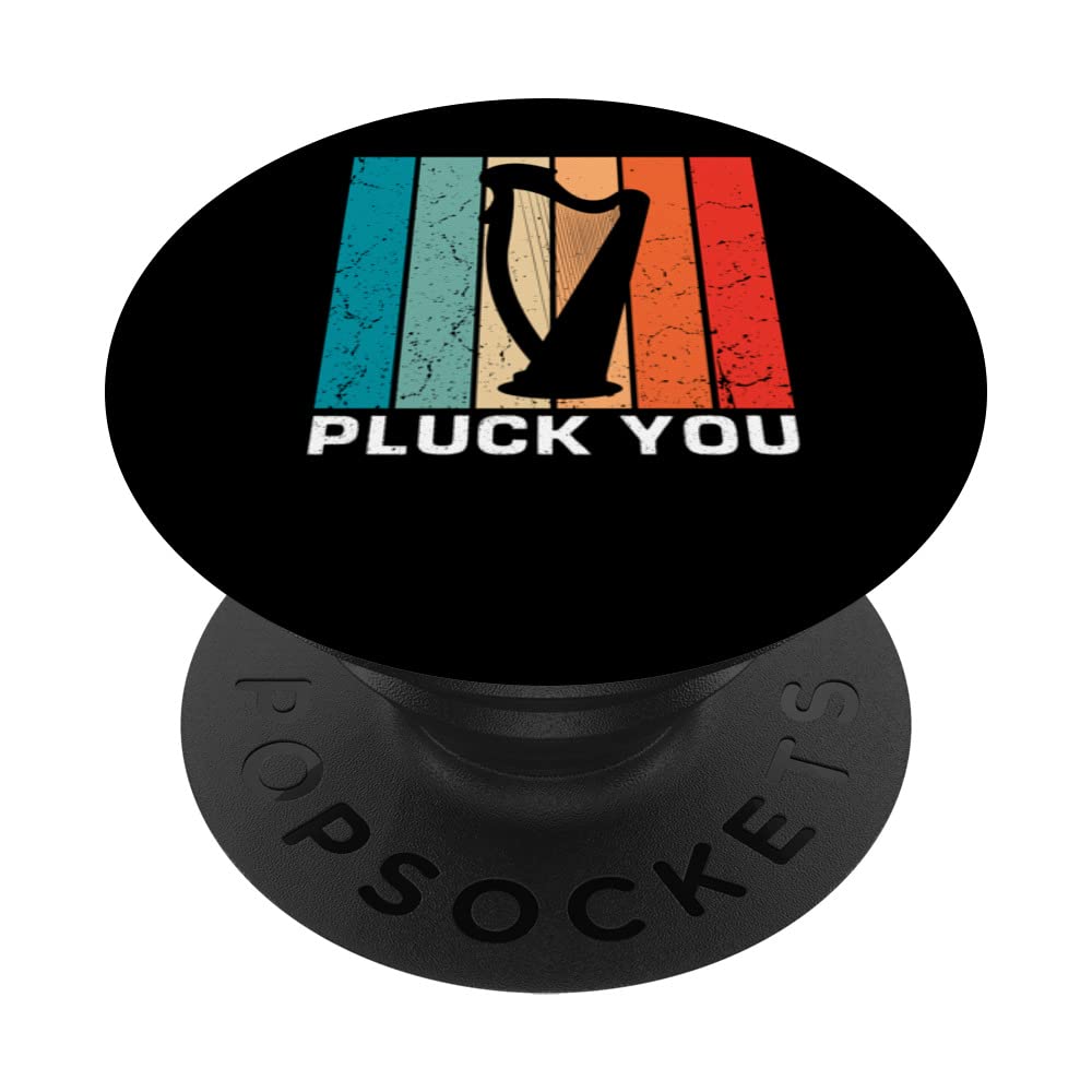 Harp Player Design for Harp Musician and Harp Girl Designs PopSockets Swappable PopGrip