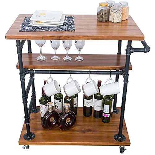 liquor serving cart