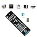 WESOPRO MX3B Backlight Air Remote Mouse, 2.4GHz Wireless Fly Mouse with Keyboard & Infrared Learning Remote Control for Android TV Box.Android Projector.HTPC.IPTV.Pad.PS3/PS4.