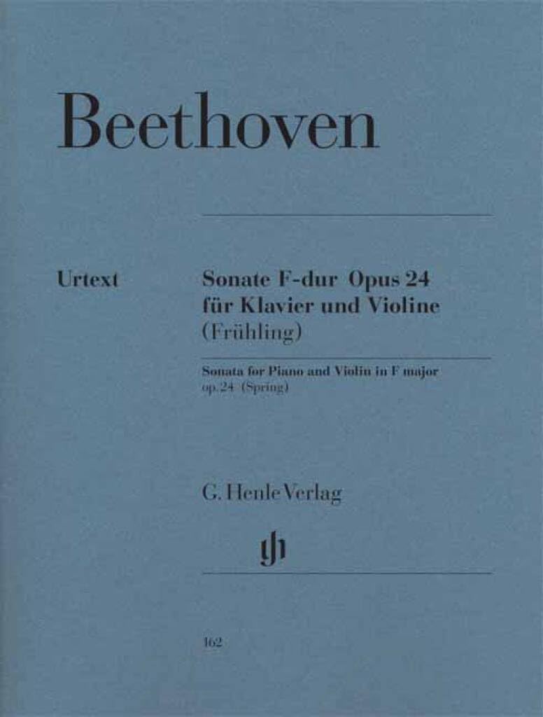 Sonata for Piano and Violin F major (Spring) op. 24 - piano and violin - (HN 162)