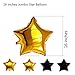 2017 Balloons Graduations Decorations 42 Inch with Black & Silver & Golden Latex Balloon Perfect for Event, Bridal Wedding and Graduations Party Supplies (Gold)