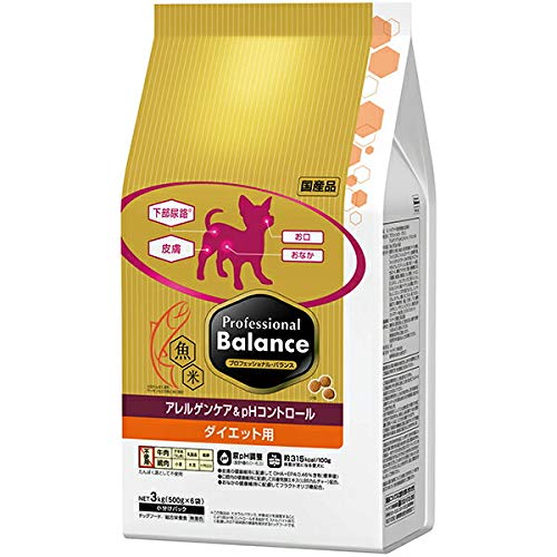ペットラインプロバラ プロフェッショナルバランス　アレルゲンケア&pHコントロール　ダイエット用　3kg商品画像