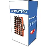 MIKMAYTOO 37-Piece Number & Capital Letter Metal Stamping Kit (A-Z & 0-9 + Love) Punch Perfect for Imprinting Metal, Plastic, Wood, Leather (3MM)