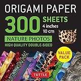 Origami Paper 300 sheets Nature Photo Patterns 4
