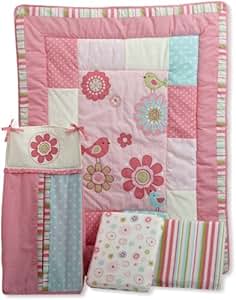 Amazon.com : CoCo & Company Bailey 4 Piece Crib Bedding ...