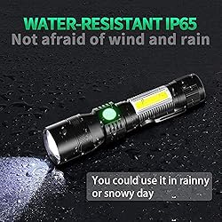 UV Flashlight Black Light, 3 in 1 Rechargeable