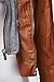 Luna Flower Women's Slim Fit Faux Shearling Collar Leather Jackets (GJAW003)