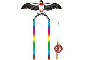 Fishing Rod Dynamic Wing Kites for Garden Long Tail Dynamic Outdoor Flying Toy Best Family Gathering Dynamic Fishing Rod Kite