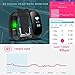 laucin Fitness Tracker, Z17 Activity Wristbands with Heart Rate Monitor: IP67 0.96''OLED Sports Bracelet Sleep Monitoring/GPS Track/Camera Control/Screen Brightness Adjustment for Android and iOS