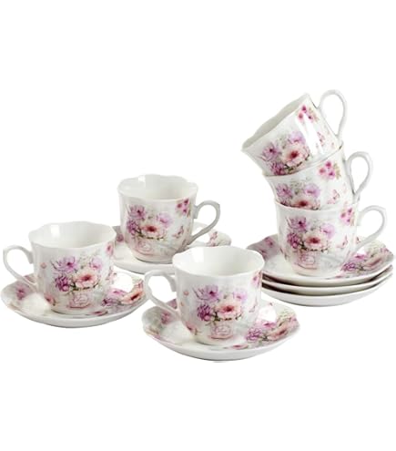 Service à Thé Karaca Arum Pour 6 Personnes, 12 Pièces - Maison