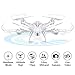 Beebeerun WiFi FPV Quadcopter Drone with Camera Live Video 2.4GHz Headless Mode Altitude Hold One-Key Function VR Headset-Compatible Gravity Induction Damage Resistance (White Drones with Camera)